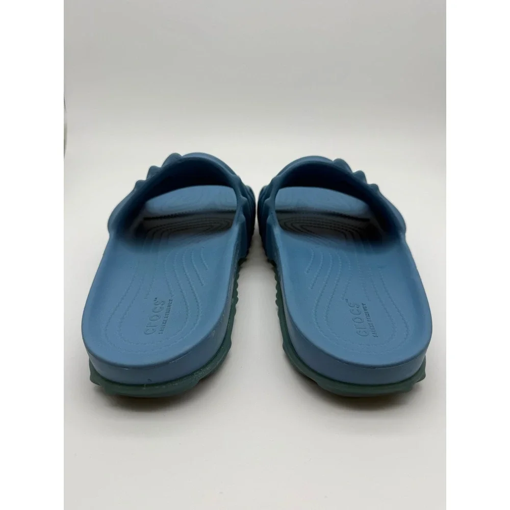 Crocs Pollex Slide Salehe Bembury Tashmoo Blue Mens 10 Womens 12 208685-4ST